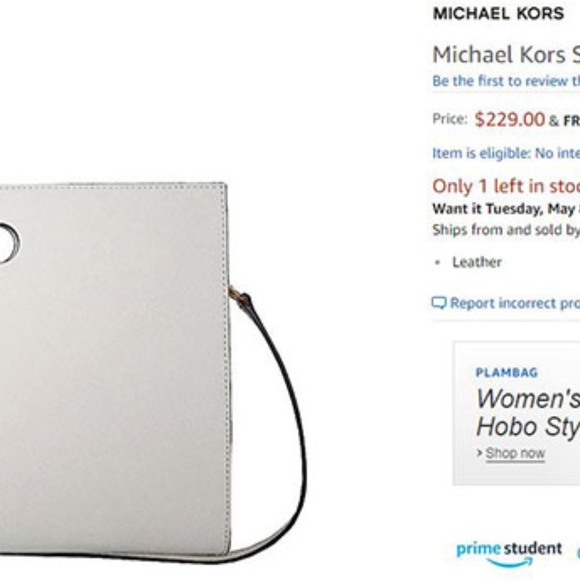 <SOLD>MICHAEL KORS White saffiano large clutch bag - Picture 7 of 7